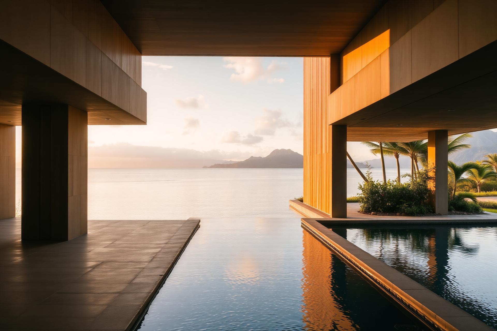 Arquitectura contemporánea frente a Bahía de Banderas